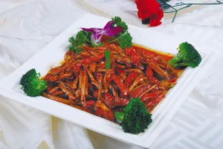 0911CC-136茶树菇炒牛柳