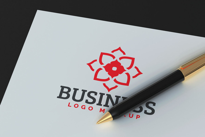 纸张logo样机模板psd模版下载