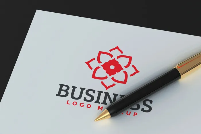 纸张logo样机模板psd模版下载