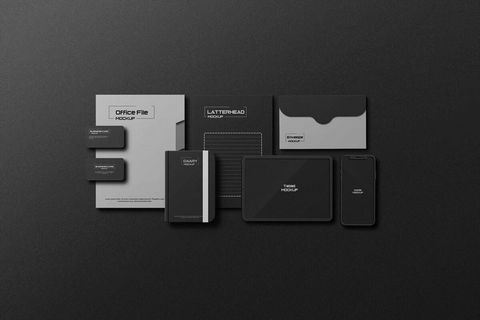 设计现代认识品牌样机