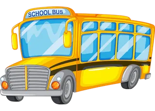 车辆素材卡通简笔黄色