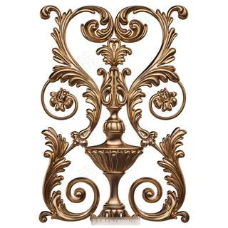 欧式复古藤蔓灯座高清图片