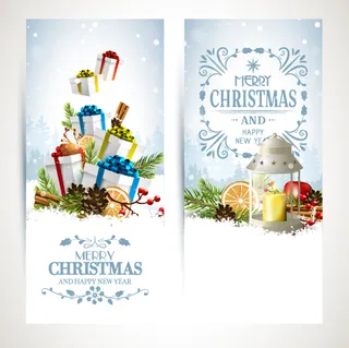 设计冬天圣诞节横幅素材