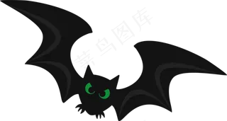 万圣节节日元素蝙蝠