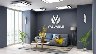 设计办公室品牌标志样机素材