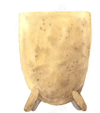 水彩插画-花盆4