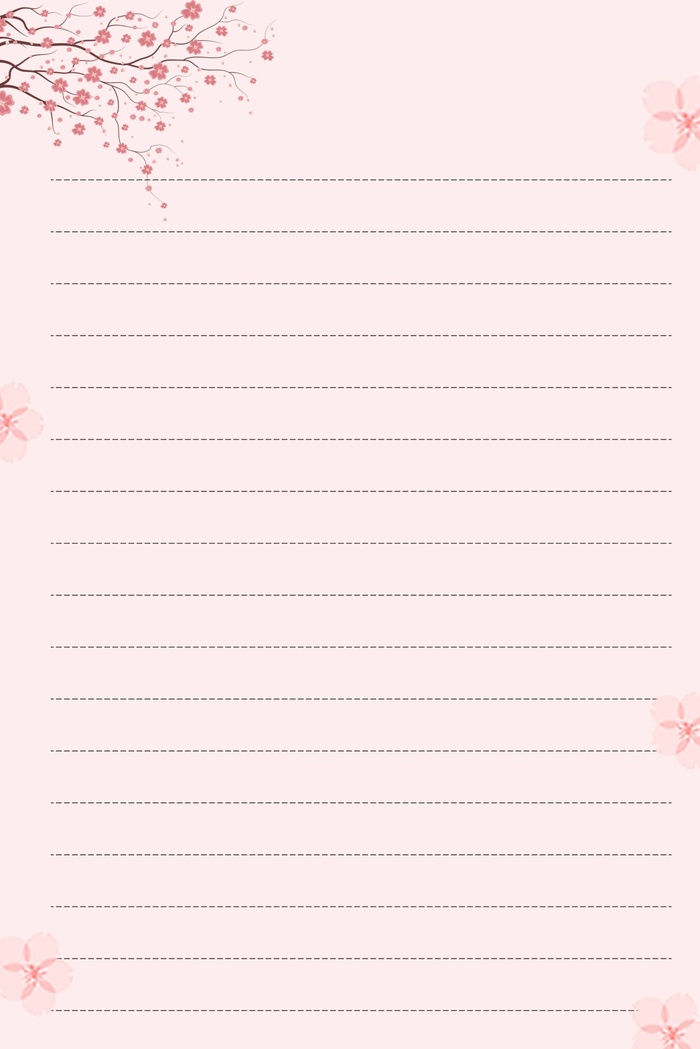 大气信纸模板背景