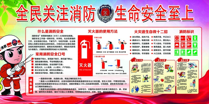 全民关注消防      生命安全至上