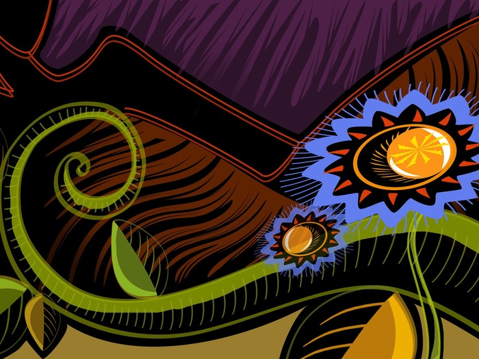 图片设计素材背景鸟语花香