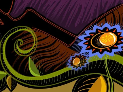 图片设计素材背景鸟语花香