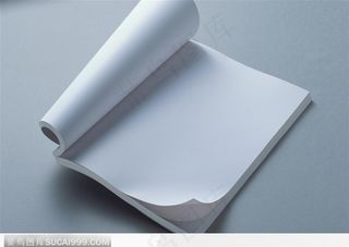 打开等待印刷的书