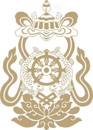 中国风传统吉祥寓意图案古代喜庆祥瑞纹样纹饰PNG免抠