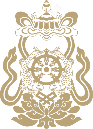 中国风传统吉祥寓意图案古代喜庆祥瑞纹样纹饰PNG免抠