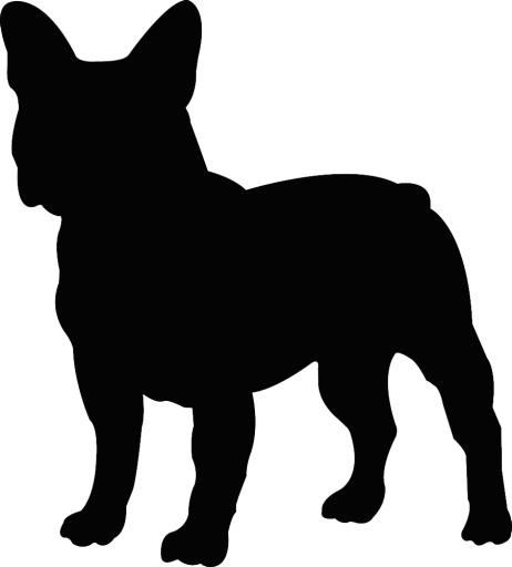 斗牛犬 PNG 黑色免抠(904x1000)