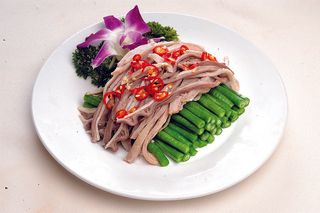 豇豆拌肚丝