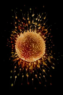 精子受精过程示意高清图片