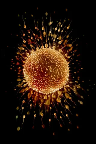 精子受精过程示意高清图片