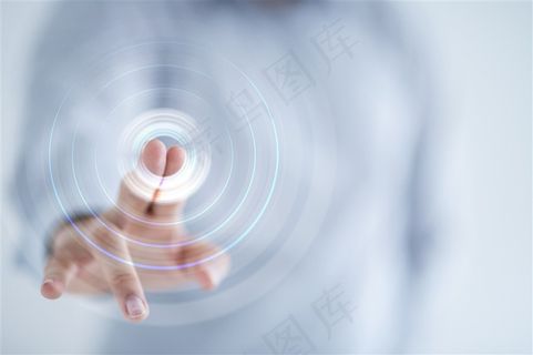 科技触屏波纹图片