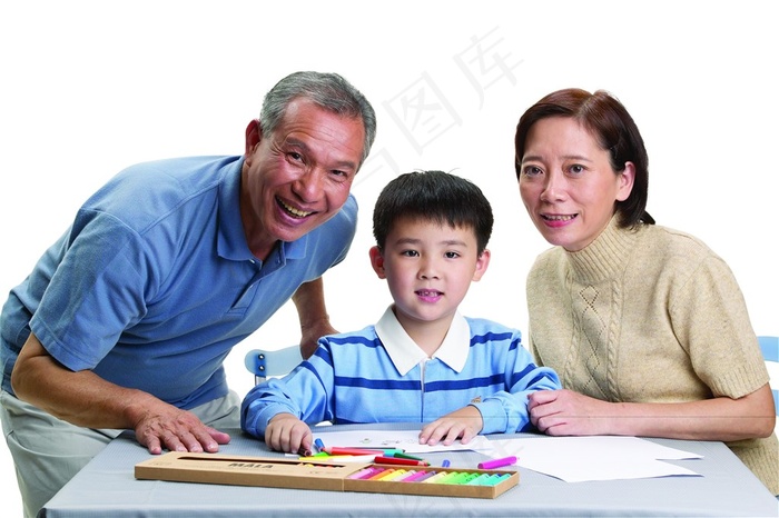 爷爷奶奶孙子学习课程