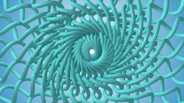 脱氧核糖核酸, 环形, 抽象, 几何学, 螺旋, 管子