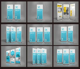 易拉宝样机PSD源文件