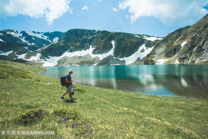 户外旅游的人物高清图片