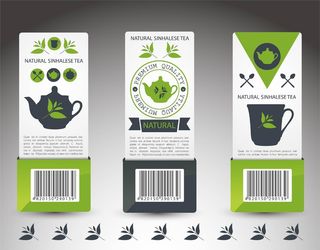 免抠茶叶主题标签