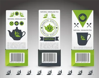 免抠茶叶主题标签