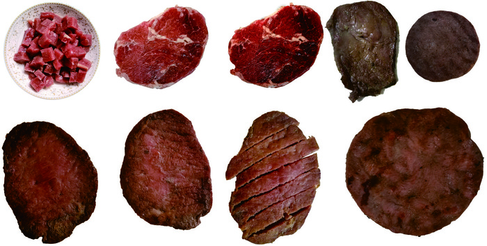 牛肉牛排牛肉粒免抠摄影元素素材cdr矢量模版下载