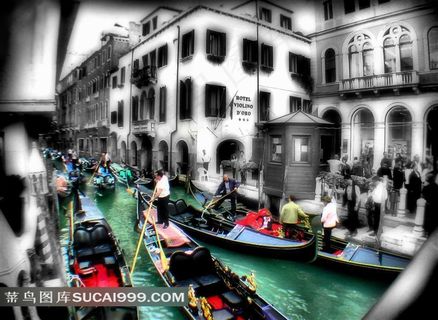 创意图形建筑装饰画设计素材