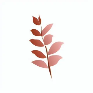 一支草插画手绘png免抠