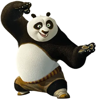 功夫熊猫人物卡通简笔