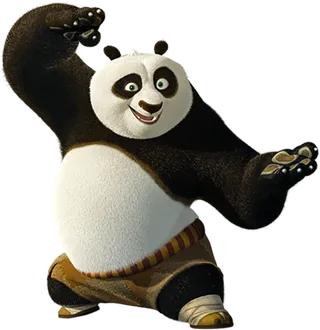 功夫熊猫人物卡通简笔