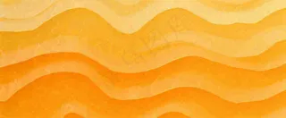 黄色橙色渐变波浪条纹