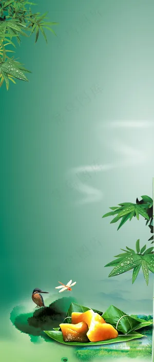 端午节粽子背景图片