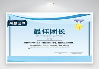 高端荣誉证书设计模版