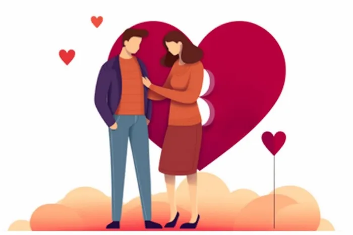 情人节520粉红爱心恋人情侣浪漫海报素材背景(1344x896)