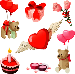 素材情人节卡通