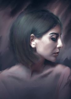 美女*美术作品图片