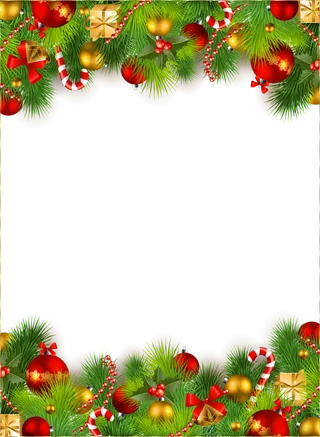 圣诞节冷杉铃铛花束饰品礼物盒