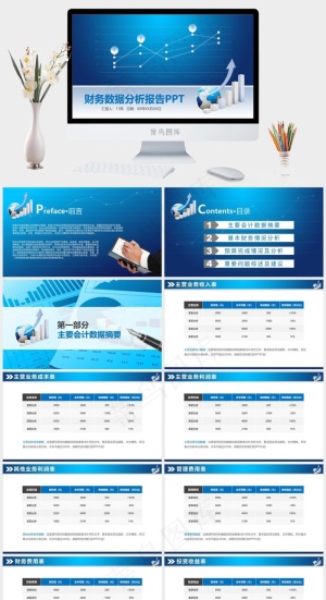 财务会计PPT模板ppt模版预览图