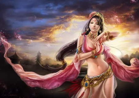 丝路梵花游戏美女图片 丝路梵花游戏美女图片