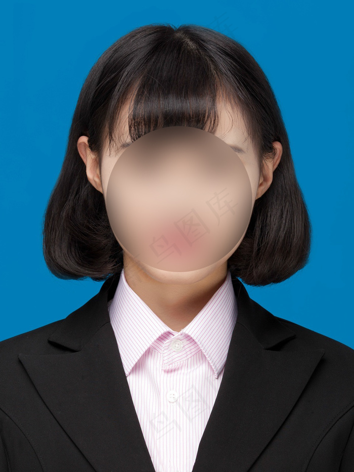 西装模板  女生西装 寸照模板 西装 证件照 西服 免抠