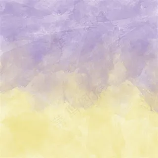 黄紫渐变水彩水墨背景图片