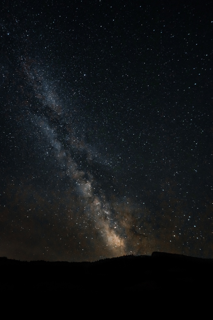 黑色星空摄影素材