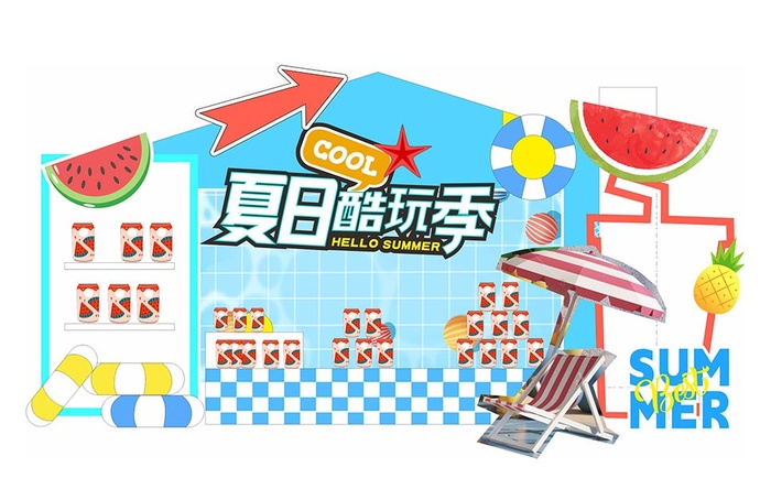 夏日酷玩季cdr矢量模版下载