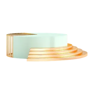 3D展台素材免扣产品展示台PNG