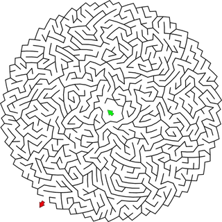 迷宫图线条画儿童游戏