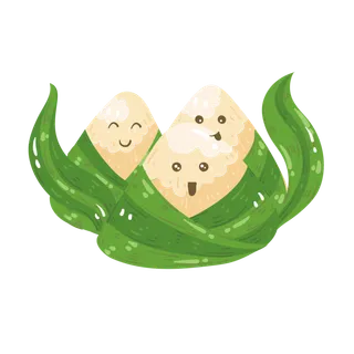 端午节粽子可爱表情包免扣元素