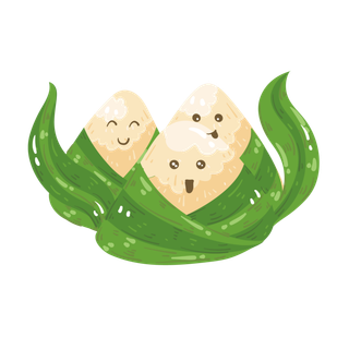 端午节粽子可爱表情包免扣元素